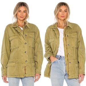 Free People Seize The Day Jacket Olive